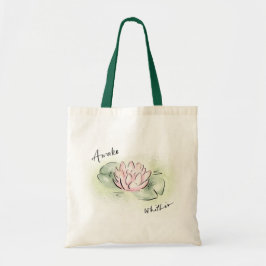 Lotus Blume Tote Bag | Erwachen in Weisheit Tragetasche