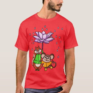 Lotus Blume Umbrella T-Shirt
