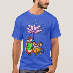 Lotus Blume Umbrella T-Shirt