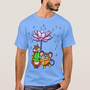 Lotus Blume Umbrella T-Shirt