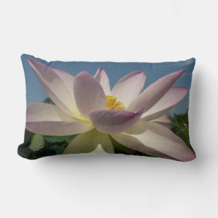 Lotus Blume und Blue Sky I Lendenkissen