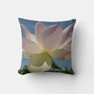 Lotus Blume und Blue Sky II Kissen