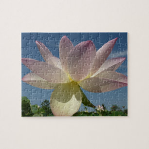 Lotus Blume und Blue Sky II Puzzle