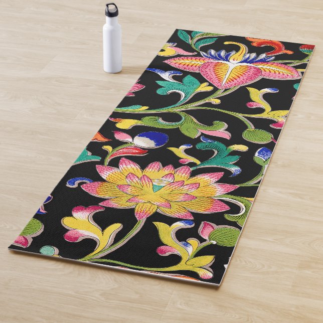 Lotus Blume und Wein Yogamatte (Beispiel)