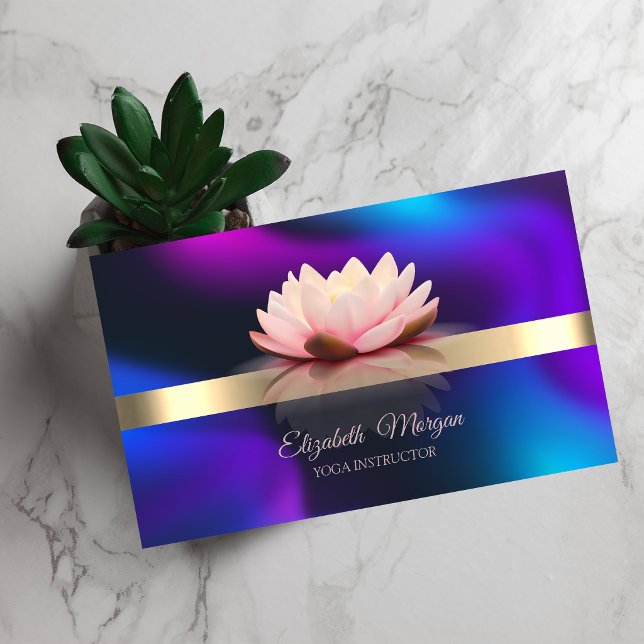 Lotus-Blume Visitenkarte (Von Creator hochgeladen)