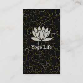 Lotus Blume Visitenkarte