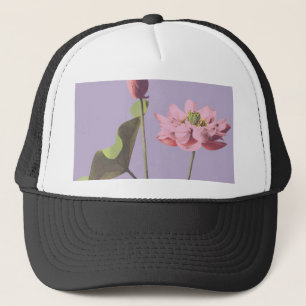 Lotus Blume von Ogawa Kazumasa Truckerkappe