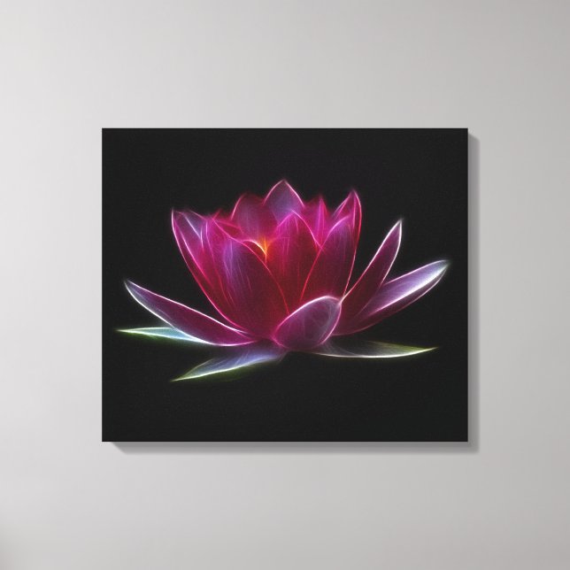 Lotus Blume Wasser Pflanze Leinwanddruck (Vorderseite)