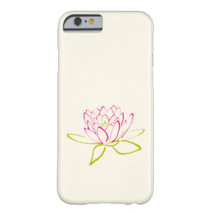 Lotus Blume / Wasserlilie auf Creme Background Barely There iPhone 6 Hülle