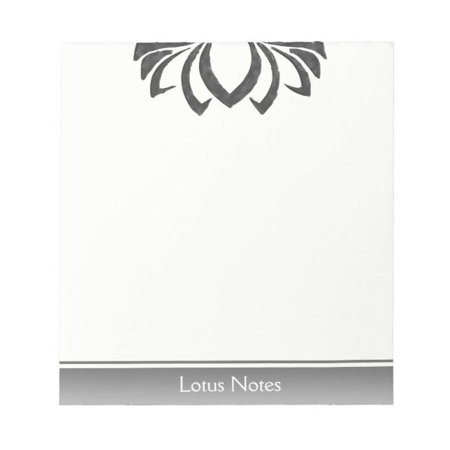 Lotus Blume Yoga Instructor Holistic Classic Notizblock (Vorderseite)