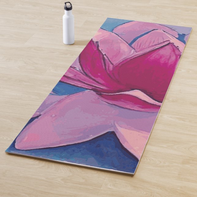 Lotus Blume - Yoga Mat Yogamatte (Beispiel)