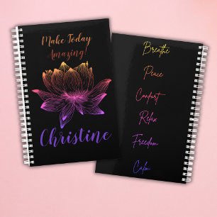 Lotus Blume Yoga Medizin Liebhaber von Lungen Planer
