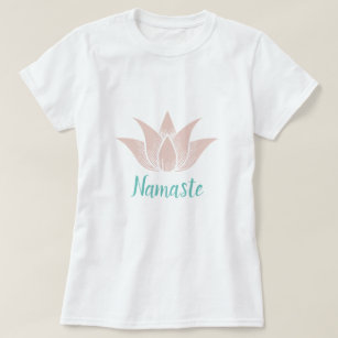 Lotus Blume Yoga Namaste Wellness T-Shirt