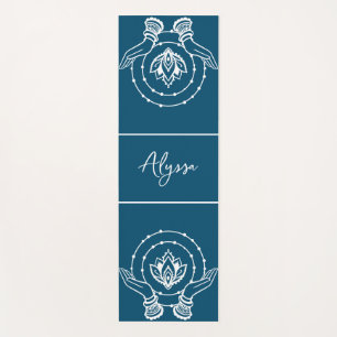 Lotus Blume Yoga Yogamatte