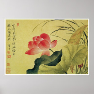 Lotus Blume, Yun Shouping Poster