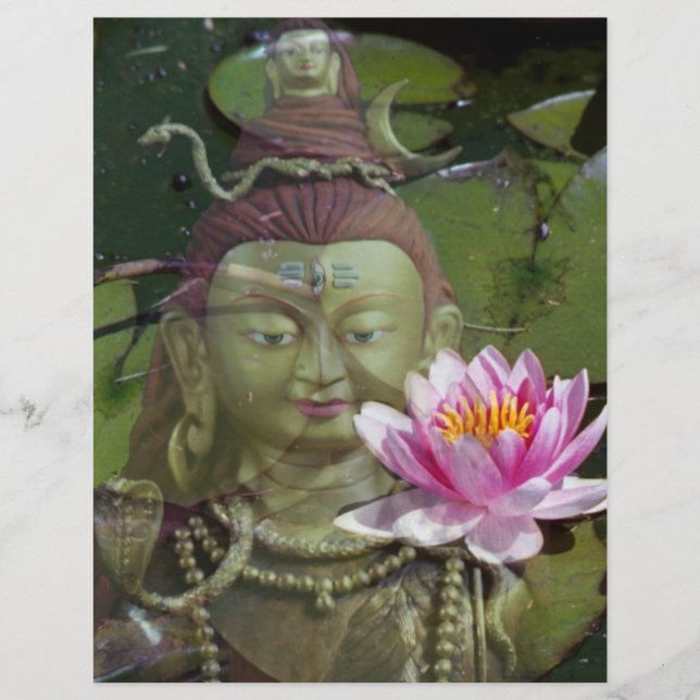 Lotus & Buddha Flyer (Vorne)