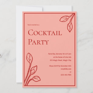 Lotus Buds Personalisierte Party Einladung