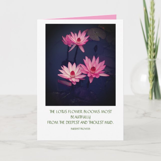 Lotus Card mit Angebot Karte (Vorderseite)