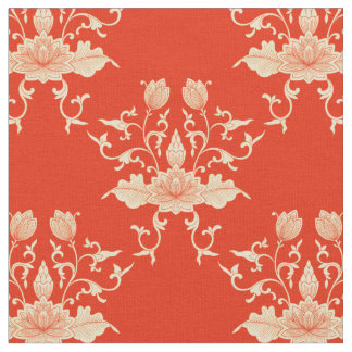 Lotus | Chinoiserie Blumenstil Stoff