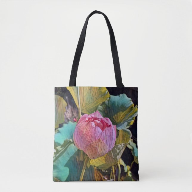 'Lotus Delight' - Tote Bag (Vorderseite)