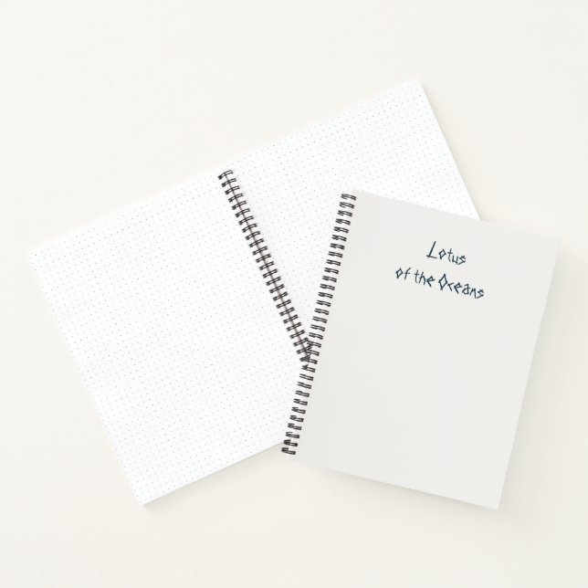 Lotus der Ozeane Notizbuch (Innenseite)