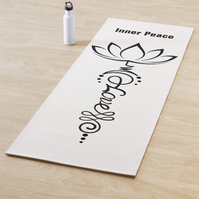 Lotus Design Yogamatte (Beispiel)