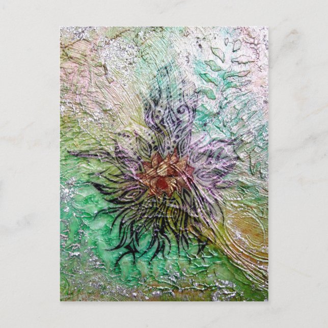 Lotus Dream v3 Postkarte (Vorderseite)