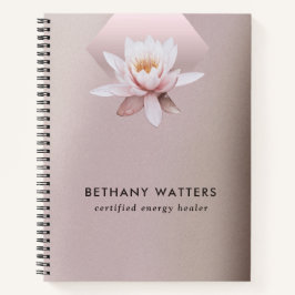 Lotus Dusty Rose Gradient Notizbuch