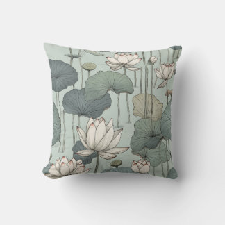 Lotus Élégance Innocente Throw Cushion - Lot007 Kissen