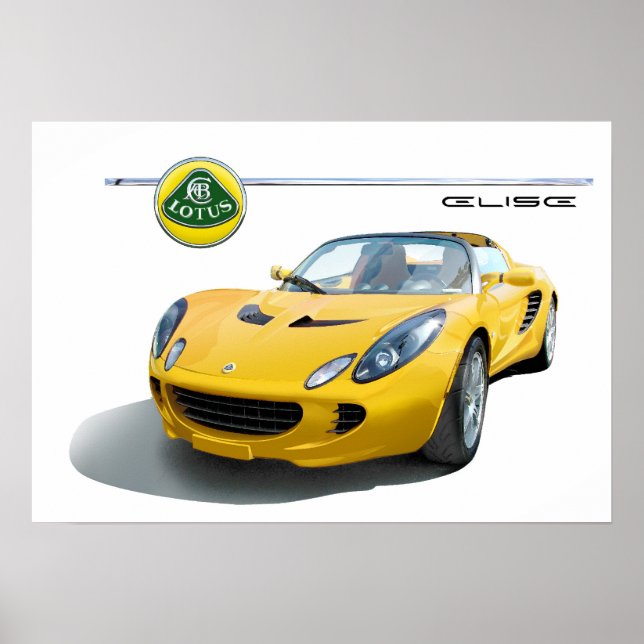 Lotus elise car poster (Vorne)