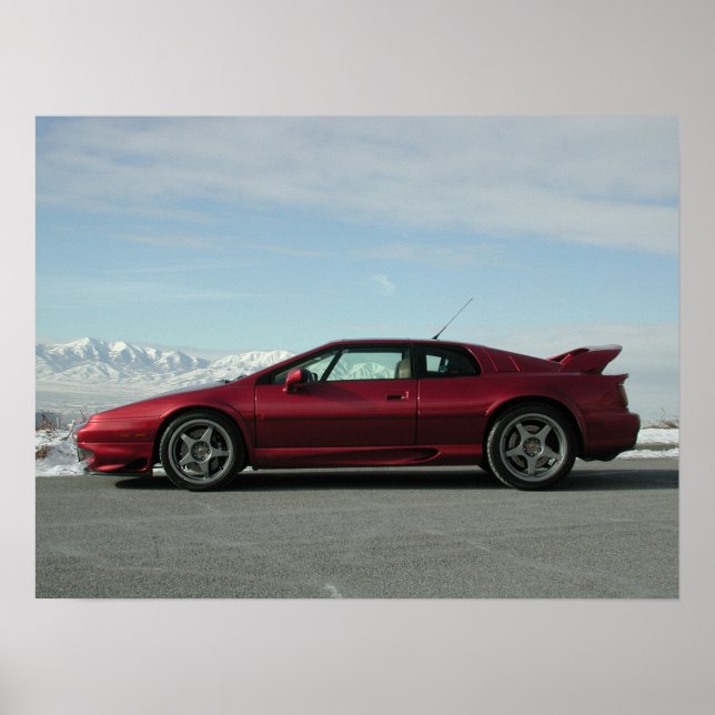 Lotus Esprit V8 Poster (Vorne)