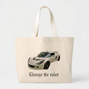 Lotus Exige - Ändern Sie die Regeln Jumbo Stoffbeutel