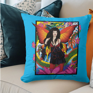 Lotus Fairy Chinese Water Dragon Kissen