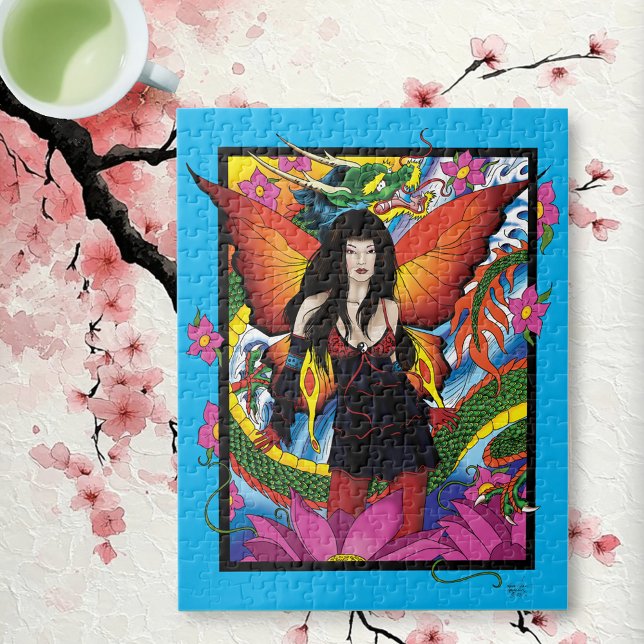 Lotus Fairy Chinese Water Dragon Puzzle (Von Creator hochgeladen)