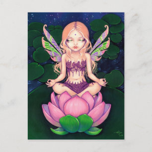 "Lotus Fairy" Postkarte