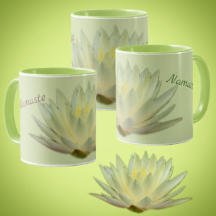 Lotus Floral Wasserlilie Botanical Namaste Pastel Tasse