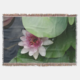 Lotus Flower Fotografy Throw Blanket Decke