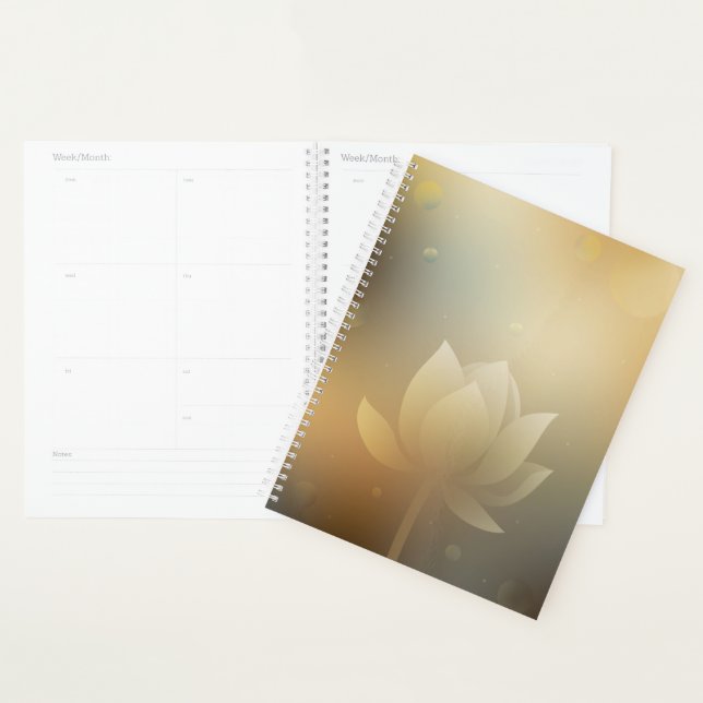 Lotus Flower Hardcover Daily Planner Planer (Anzeige)