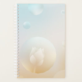 Lotus Flower Hardcover Small Daily Planner  Planer