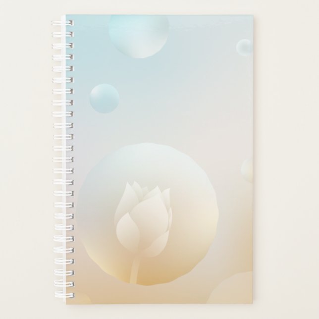 Lotus Flower Hardcover Small Daily Planner  Planer (Vorderseite)