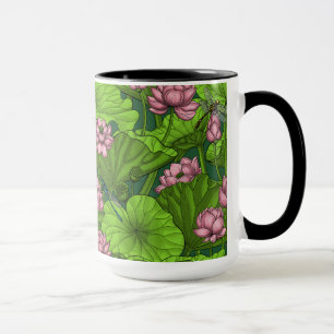 Lotus Garten Tasse