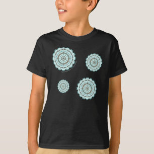 Lotus-Gewebe-Kinder- und Baby-Dunkelshirt T-Shirt