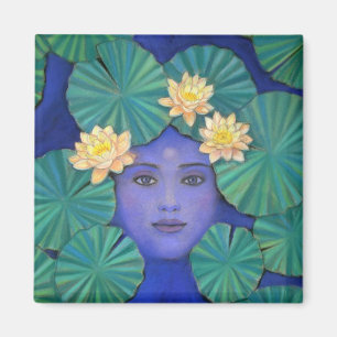 Lotus-Göttin Magnet