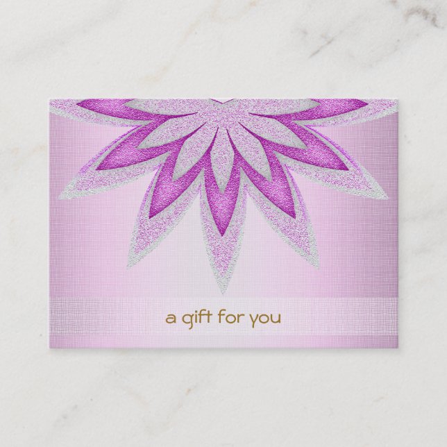 Lotus Hair Salon und Wellness-Center Geschenkgutsc Rabattkarte (Vorderseite)