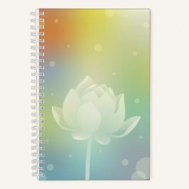 Lotus Hardcover Kleines Notebook Notizbuch