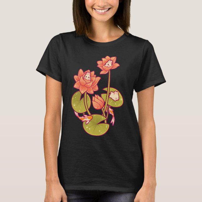 Lotus-Häschen T-Shirt (Vorderseite)