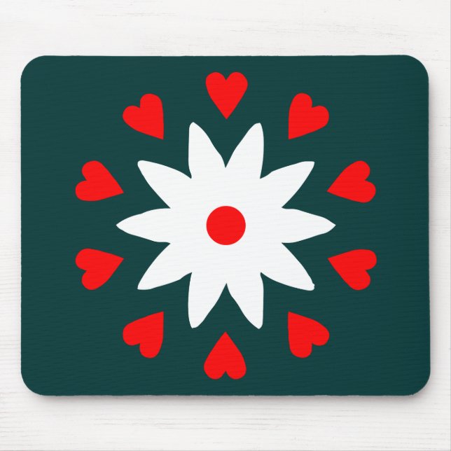 Lotus Heart Mousepad (Vorne)