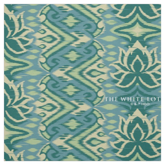 Lotus Ikat Muster - Der weiße Lotus Stoff (Muster)