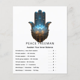 Lotus-Illumination | Hamsa-Hand-Design Flyer