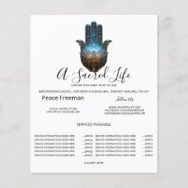 Lotus-Illumination | Hamsa-Hand-Design Flyer